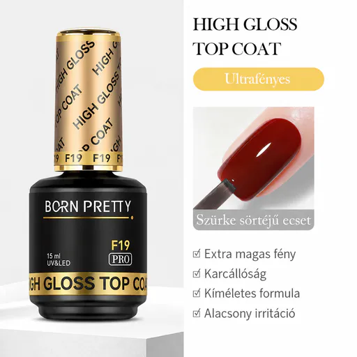 Born Pretty PRO F19 High Gloss Top Coat