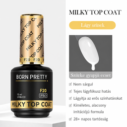 Born Pretty PRO - F20 - Milky Top Coat 