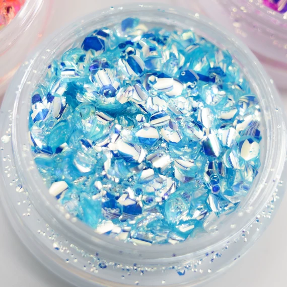 NAILVANA Disco Glitter - Ocean glow