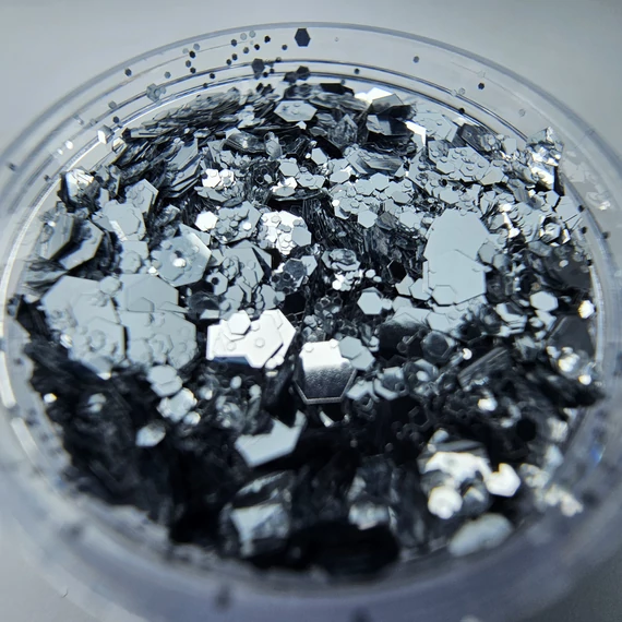 NAILVANA Mix Glitter - Ice silver