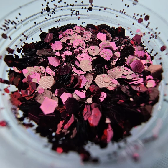 NAILVANA Mix Glitter - Burgundy
