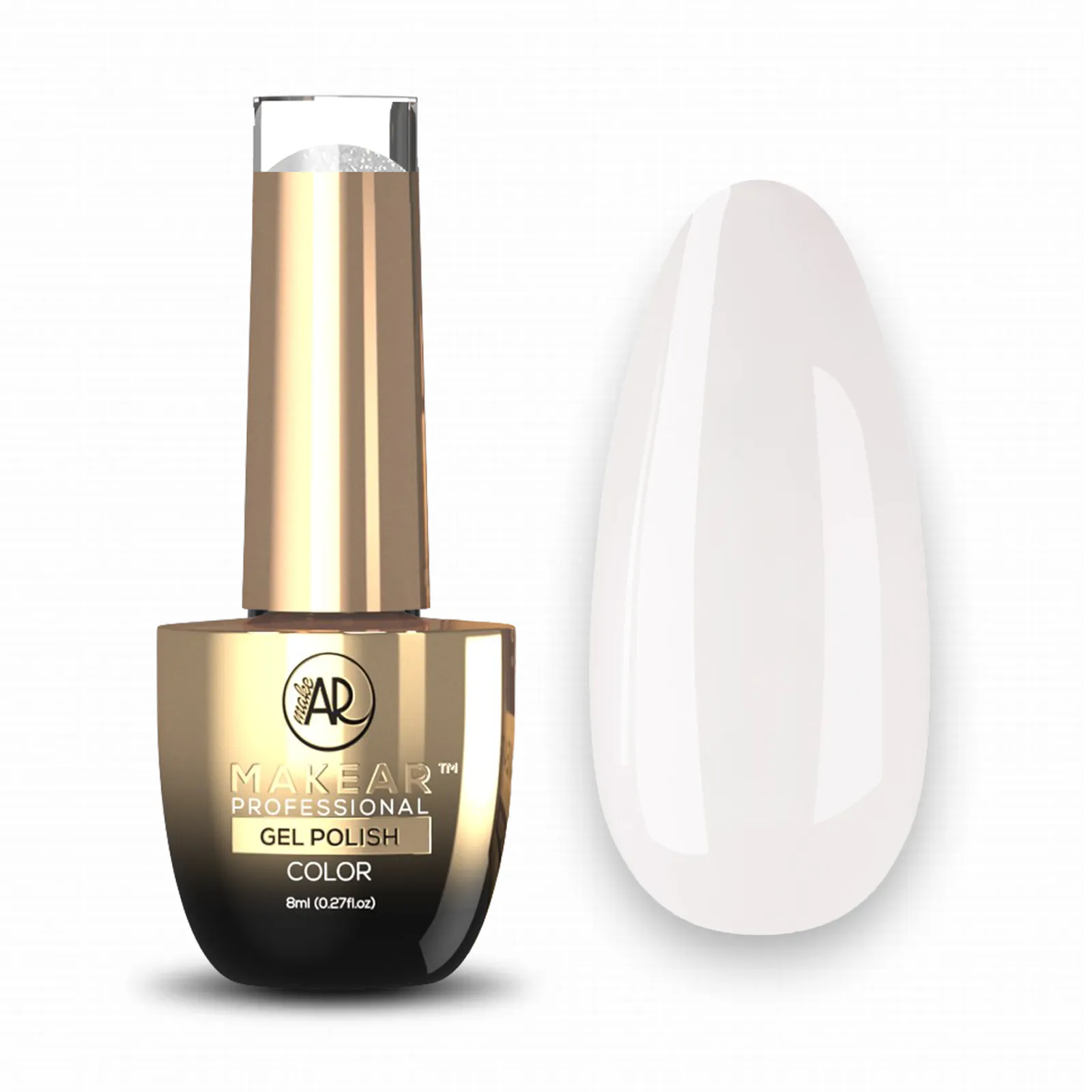 MAKEAR Gel Polish 8ml No.602 - Milky White