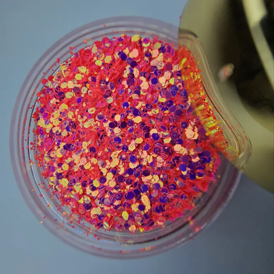 NAILVANA Disco Glitter - Fuchsia