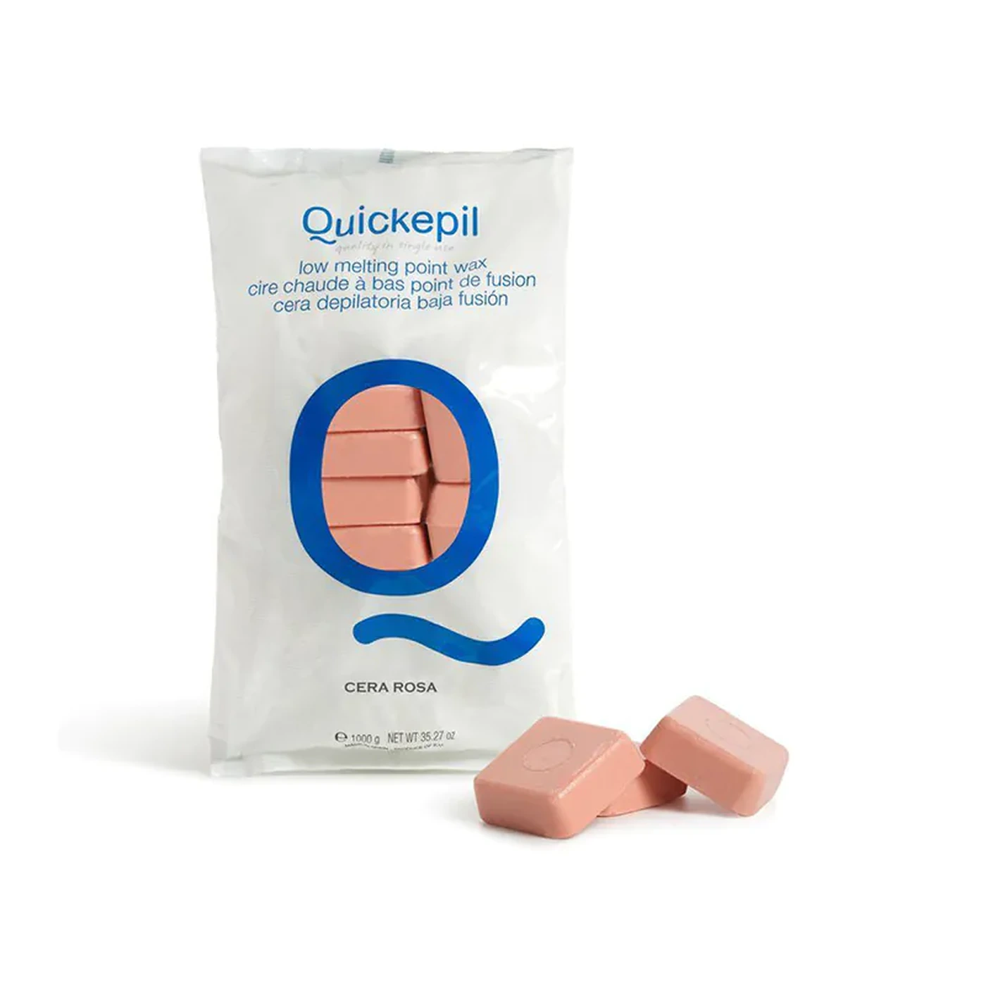 Quickepil Rose csík nélküli keménygyanta 1 kg – rózsaszín