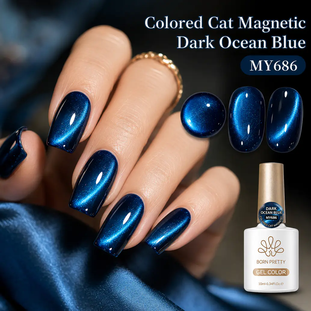 Born Pretty Cat Magnetic gél lakk 10 ml - MY686