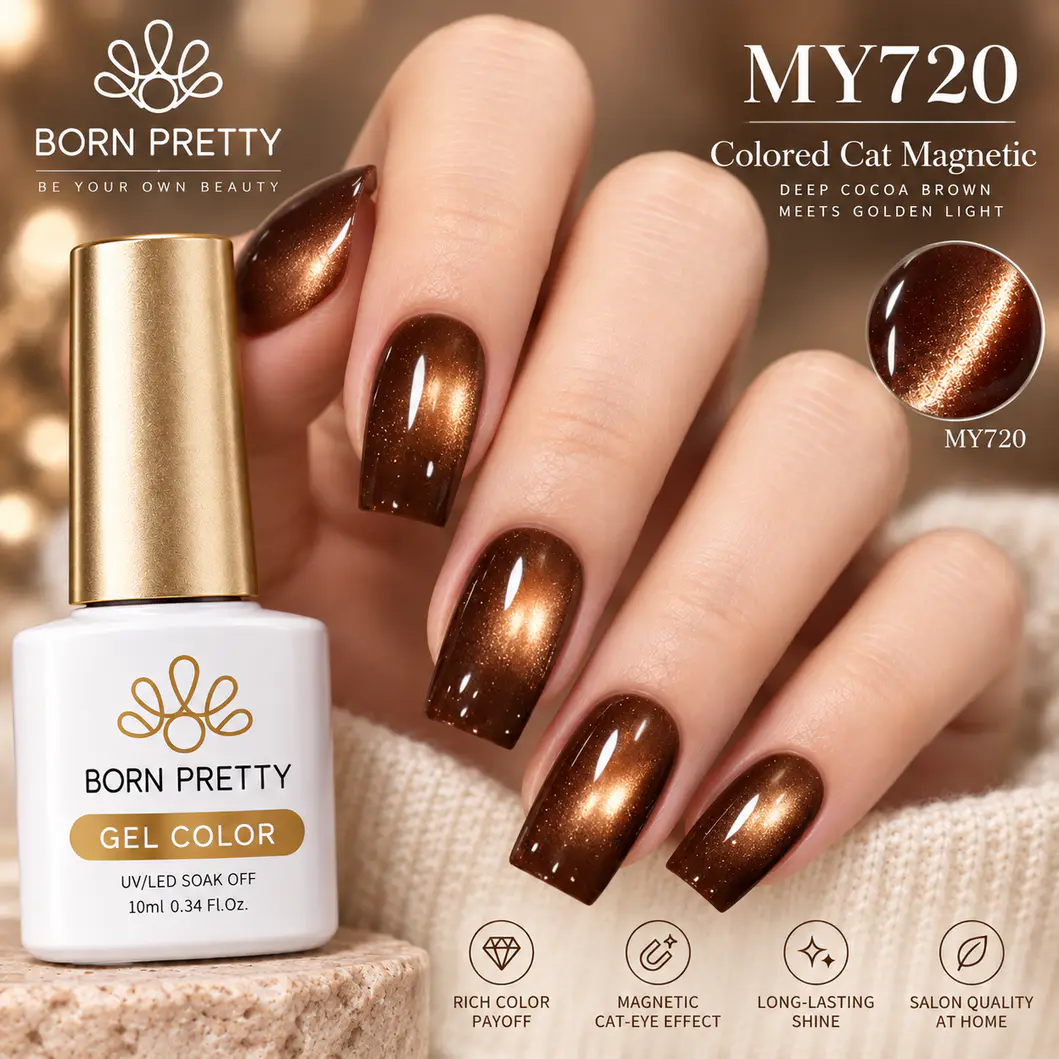 Born Pretty Cat Magnetic gél lakk 10 ml - MY720