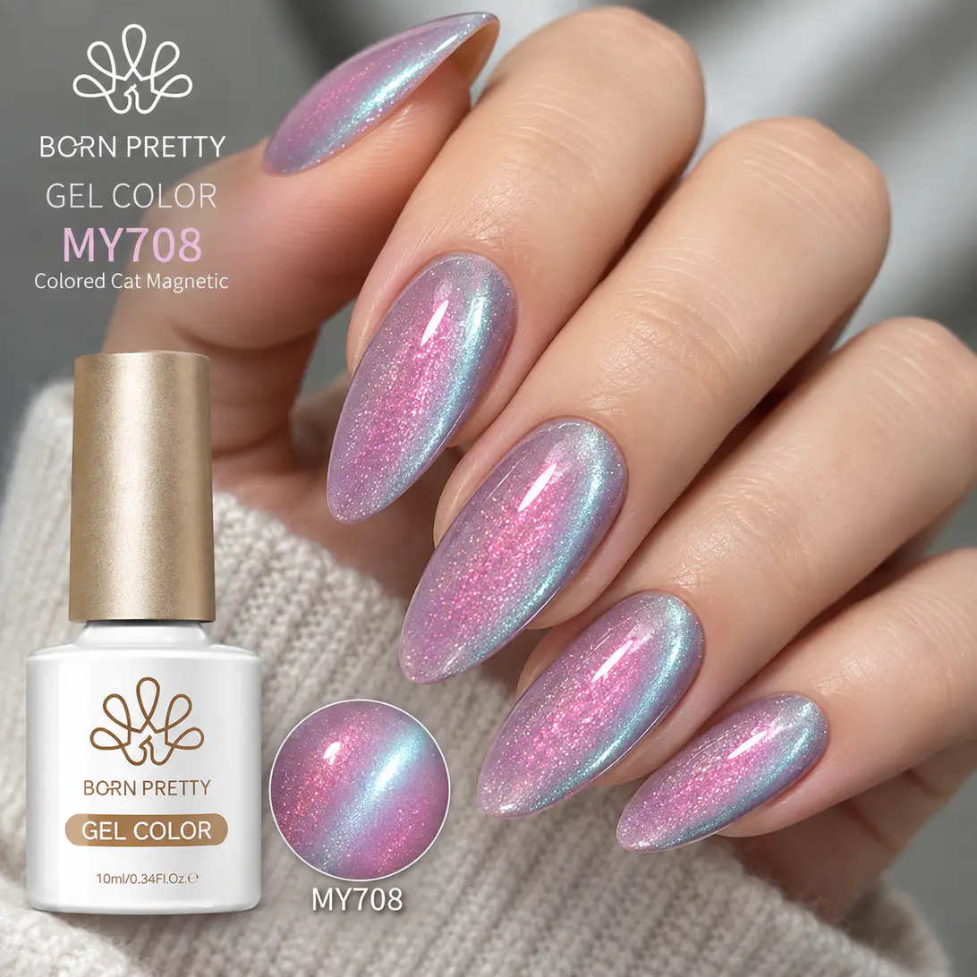 Born Pretty Cat Magnetic gél lakk 10 ml - MY708