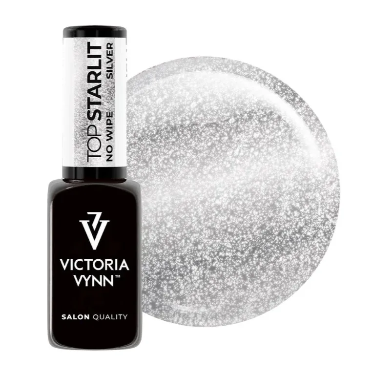 Victoria Vynn No Wipe Top - 8 ml - Top Starlit Silver