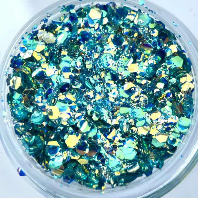NAILVANA Disco Glitter - Golden Oasis