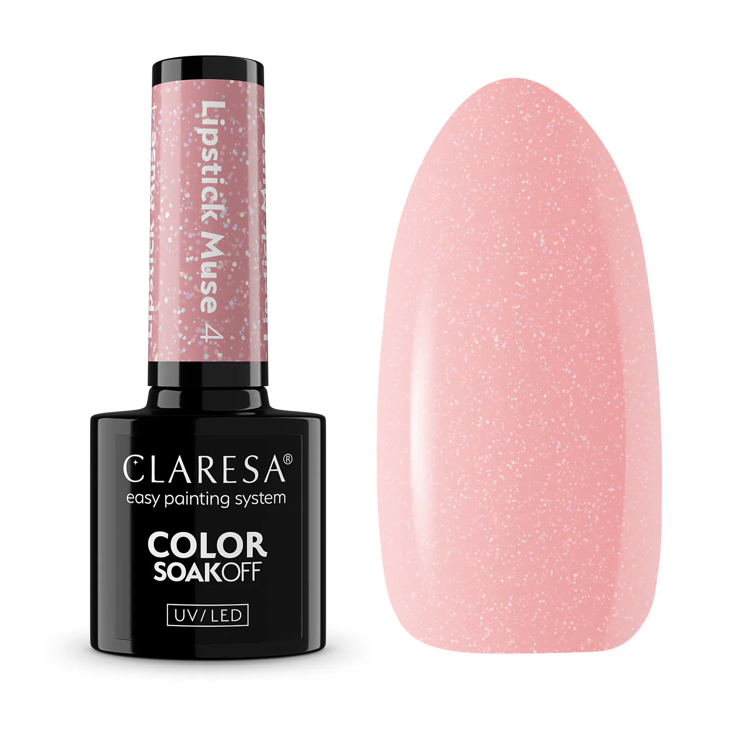 CLARESA UV/LED gél lakk 5g - Lipstick Muse 04