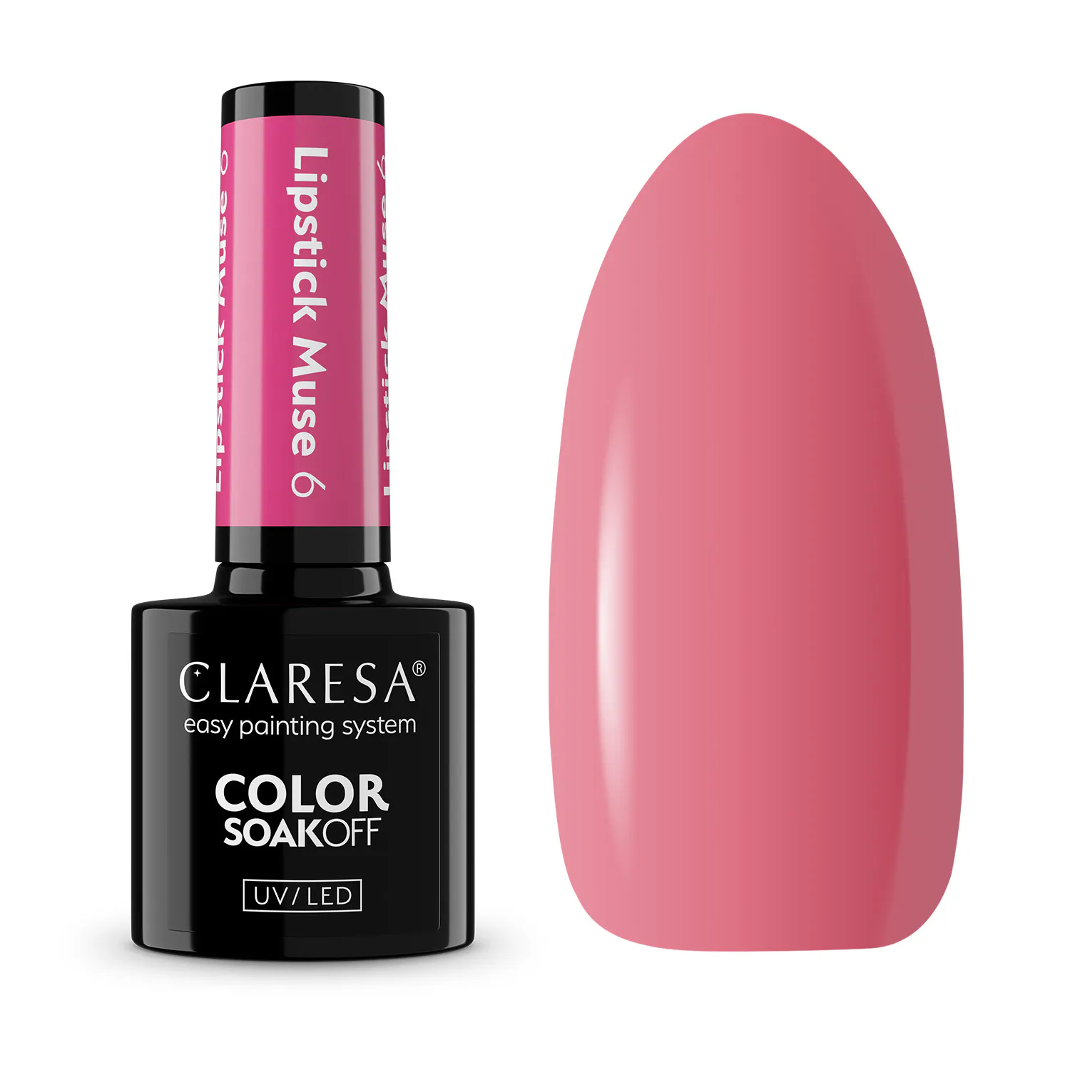 CLARESA UV/LED gél lakk 5g - Lipstick Muse 06