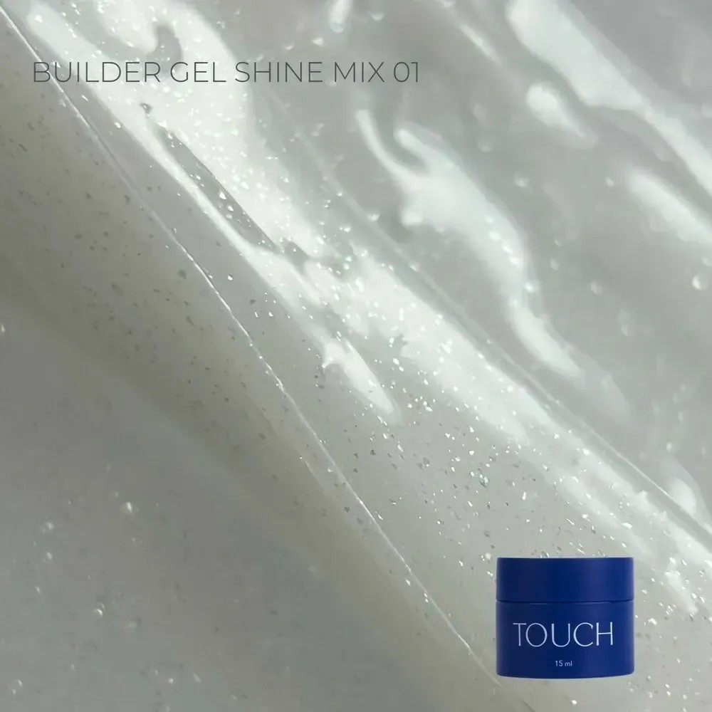 TOUCH Builder Gel 15 ml - Shine Mix No.01