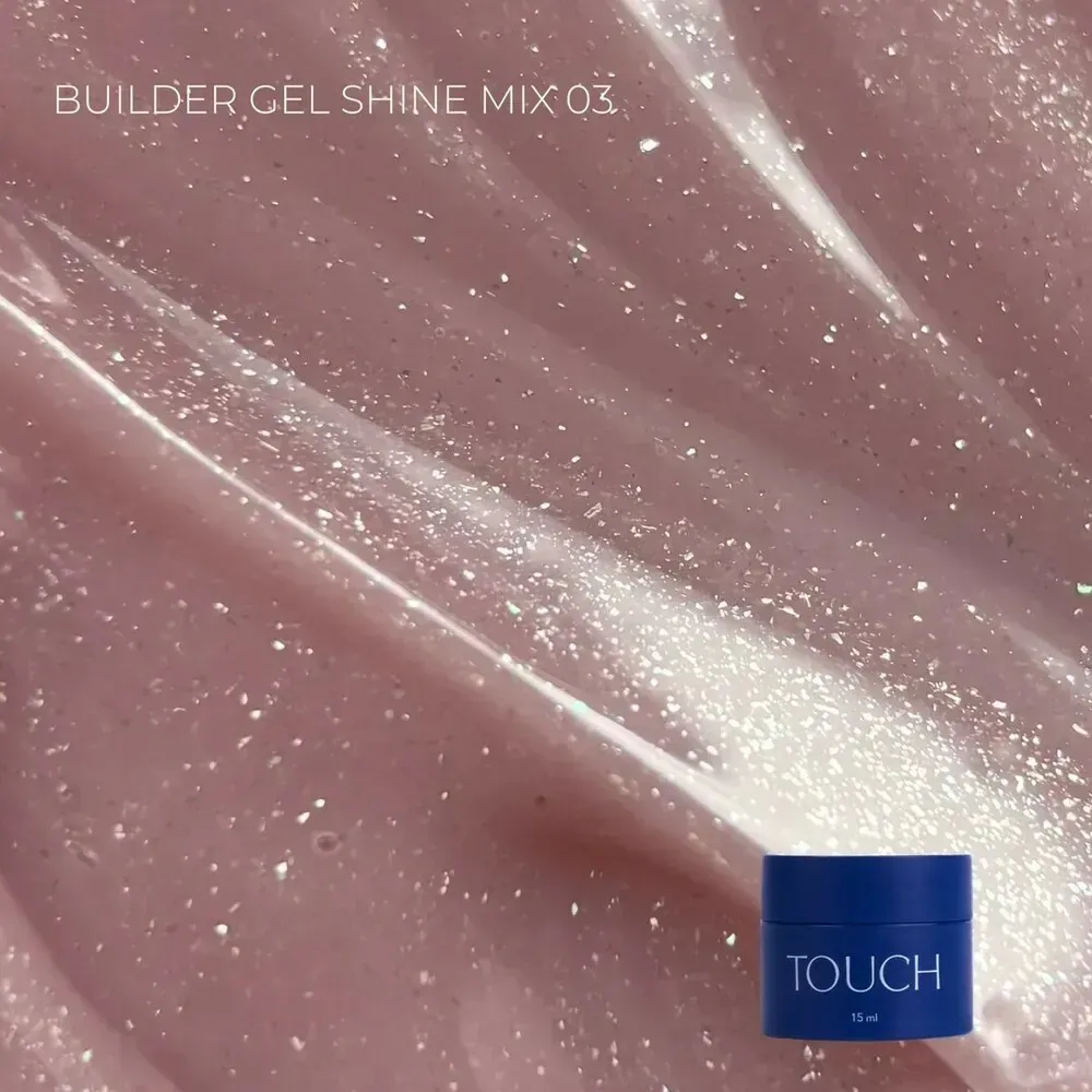 TOUCH Builder Gel 15 ml - Shine Mix No.03