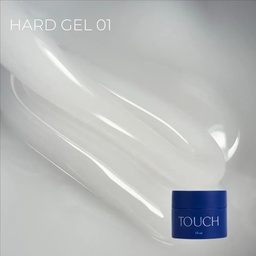 TOUCH Hard Gel építőzselé 15 ml - No.01 - Clear