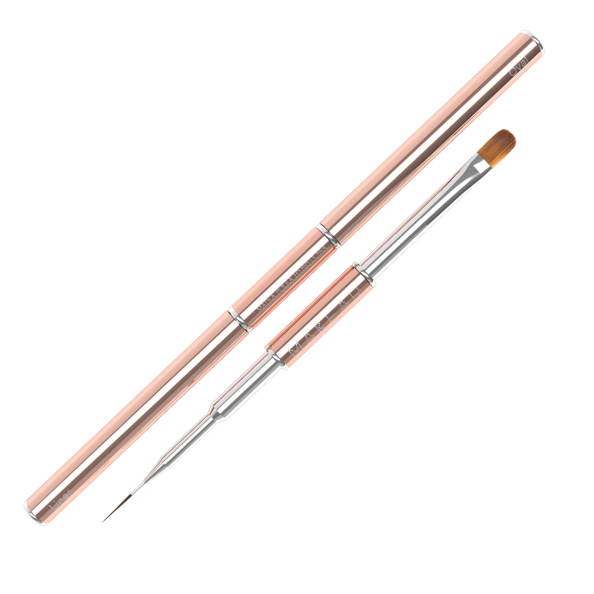 MAKEAR ékszerecset - Kétvégű ecset - Ovális 8.5 mm / Nullás 7 mm