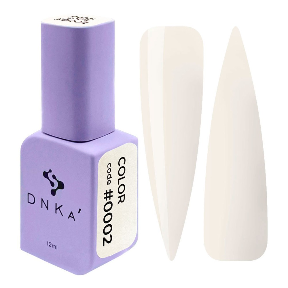 DNKa' Gél lakk 12 ml - No.0002 - krémes törtfehér
