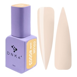 DNKa' Gél lakk 12 ml - No.0003 - vanília-bézs nude