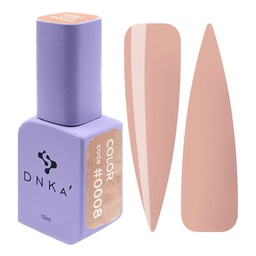DNKa' Gél lakk 12 ml - No.0008 - karamelles nude-bézs