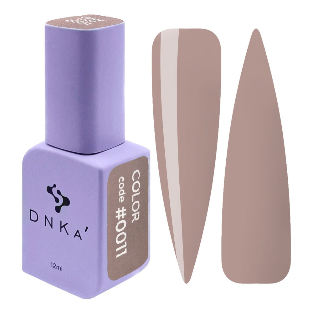 DNKa' Gél lakk 12 ml - No.0011 - kakaós taupe nude