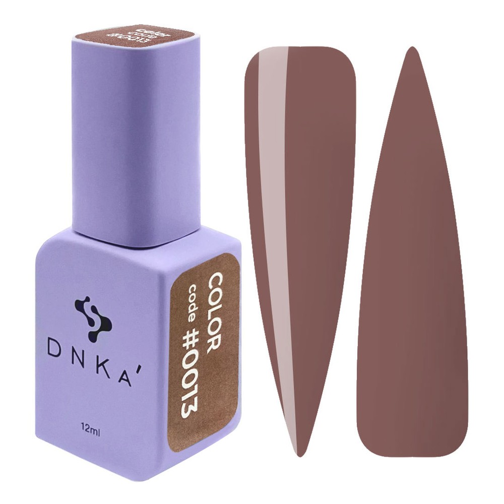 DNKa' Gél lakk 12 ml - No.0013 - tégla-mahagóni barna