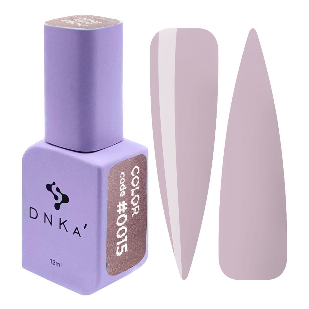 DNKa' Gél lakk 12 ml - No.0015 - halvány púder rózsaszín