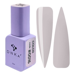 DNKa' Gél lakk 12 ml - No.0016 - halvány lilás-szürke fehér