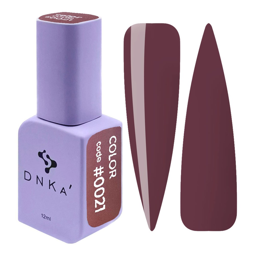 DNKa' Gél lakk 12 ml - No.0021 - borvörös-barna