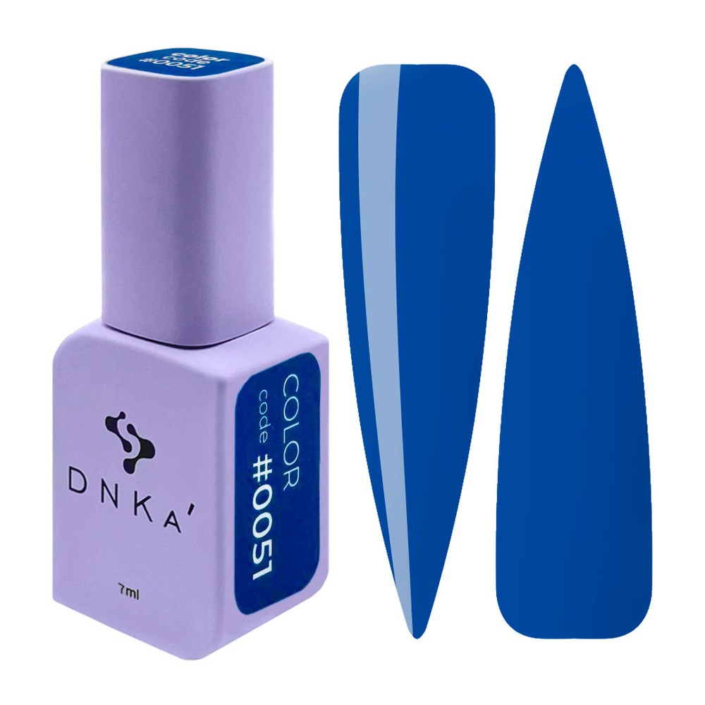 DNKa' Gél lakk 12 ml - No.0051 - azúrkék