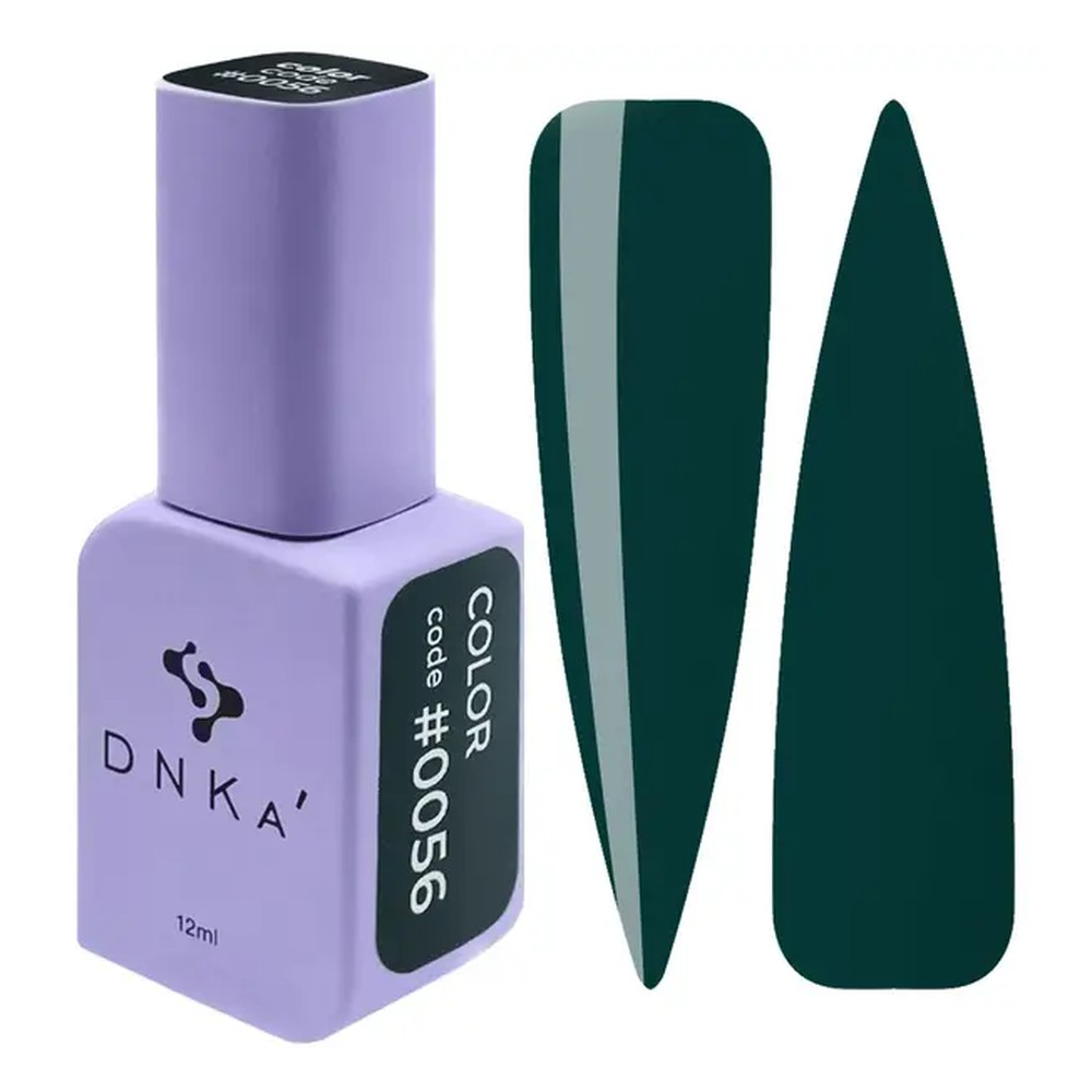 DNKa' Gél lakk 12 ml - No.0056 - mély smaragdzöld