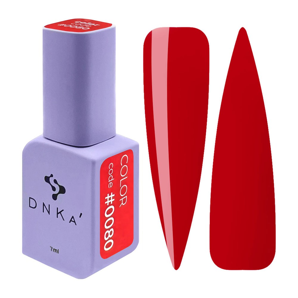 DNKa' Gél lakk 12 ml - No.0080 - korallpiros