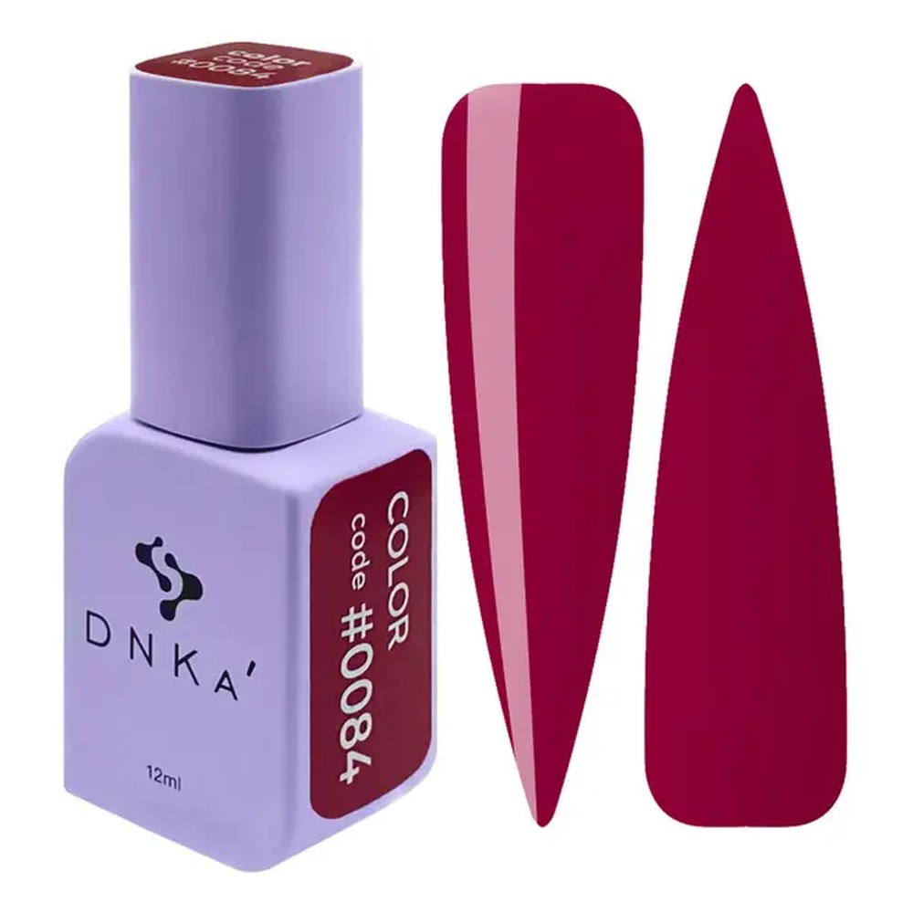 DNKa' Gél lakk 12 ml - No.0084 - málnás bordó