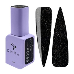 DNKa' Gél lakk 12 ml - No.0099 - fekete reflektív csillám