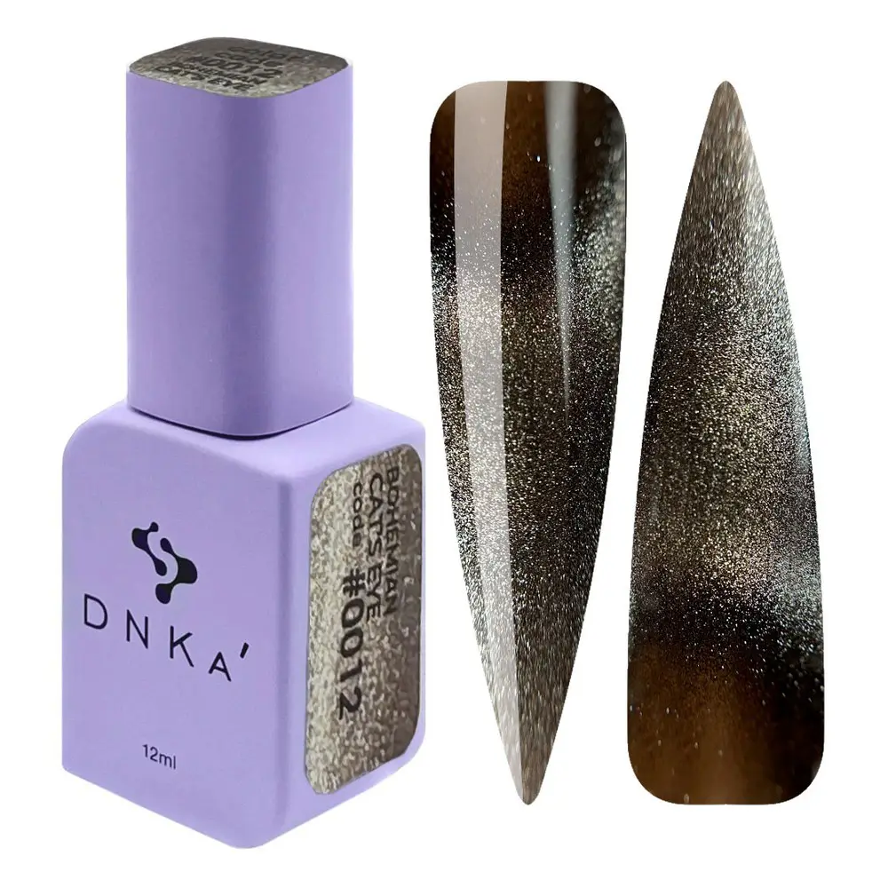 DNKa' Cat's Eye mágneses gél lakk 12 ml - No.0012