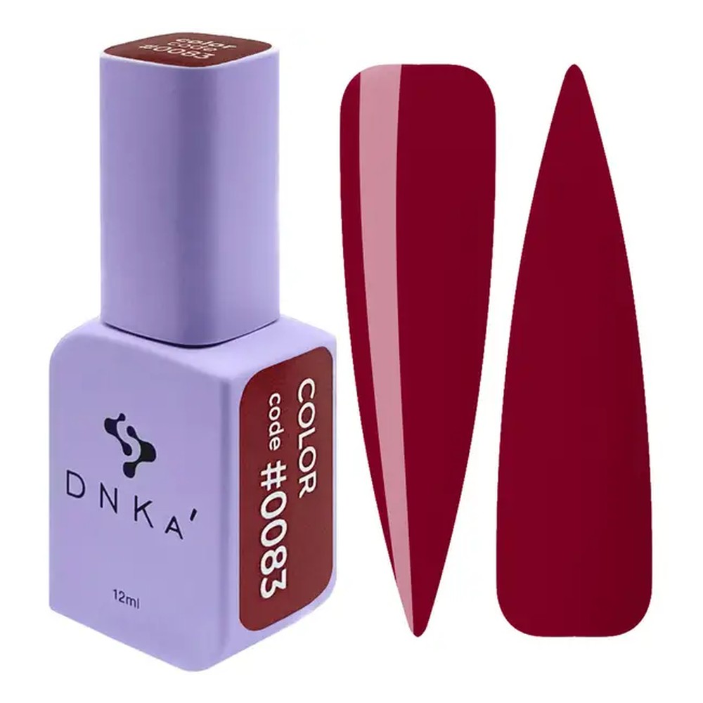 DNKa' Gél lakk 7 ml - No.0083 - borvörös