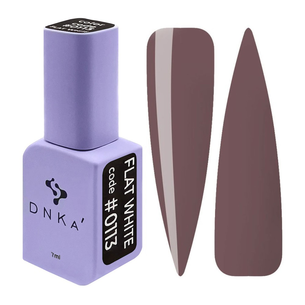 DNKa' Gél lakk 7 ml - No.0113 - szürkés mokkabarna (Flat White)