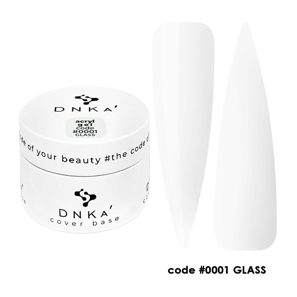 DNKa' Acryl Gel 30 ml tégely - No.0001 - Glass