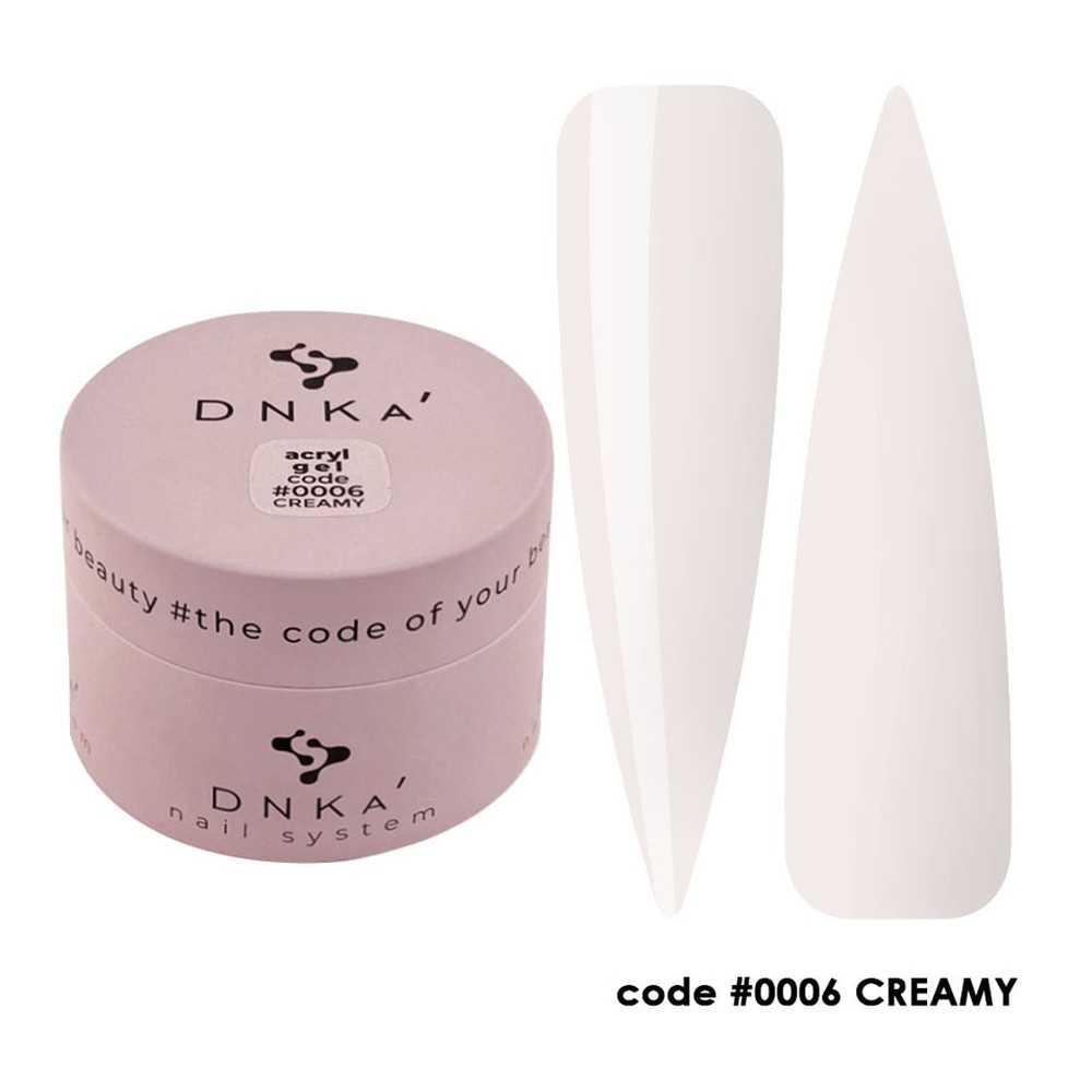 DNKa' Acryl Gel 30 ml tégely - No.0006 - Creamy