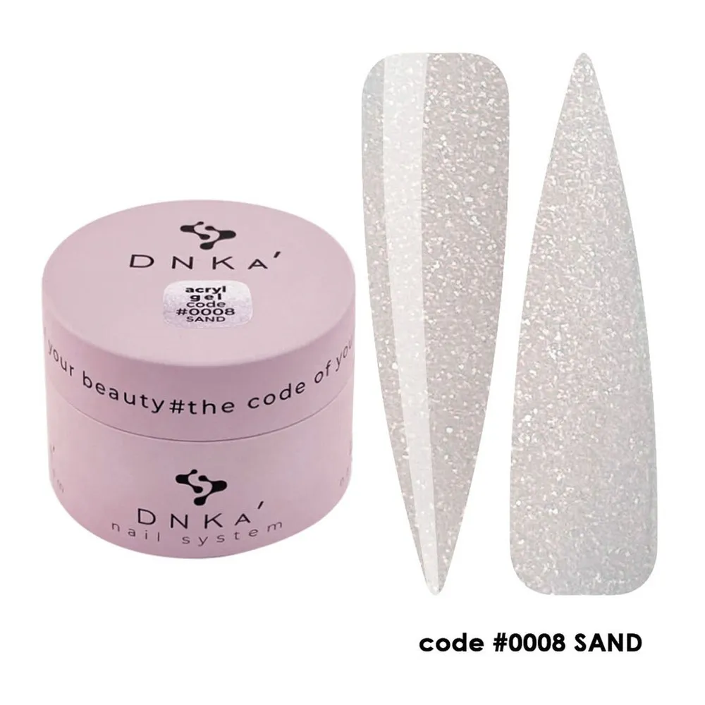 DNKa' Acryl Gel 30 ml tégely - No.0008 - Sand