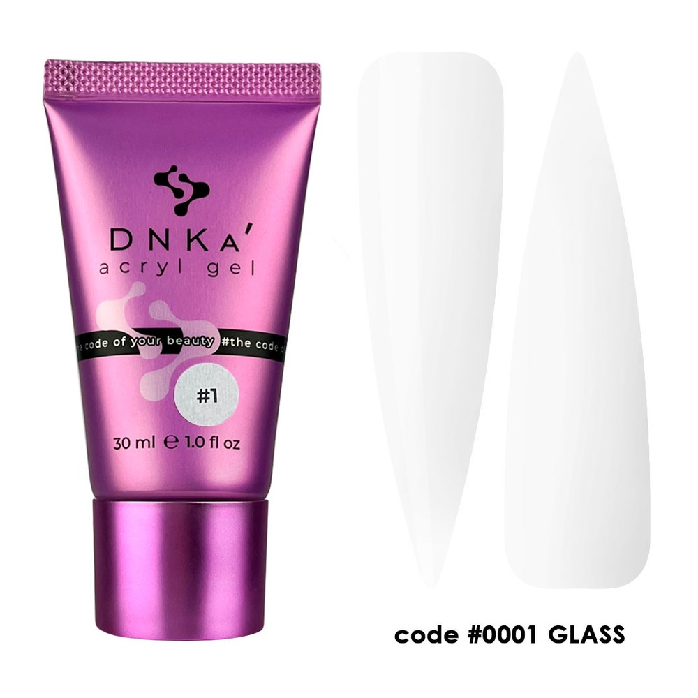DNKa' Acryl Gel 30 ml tubus - No.0001 - Glass