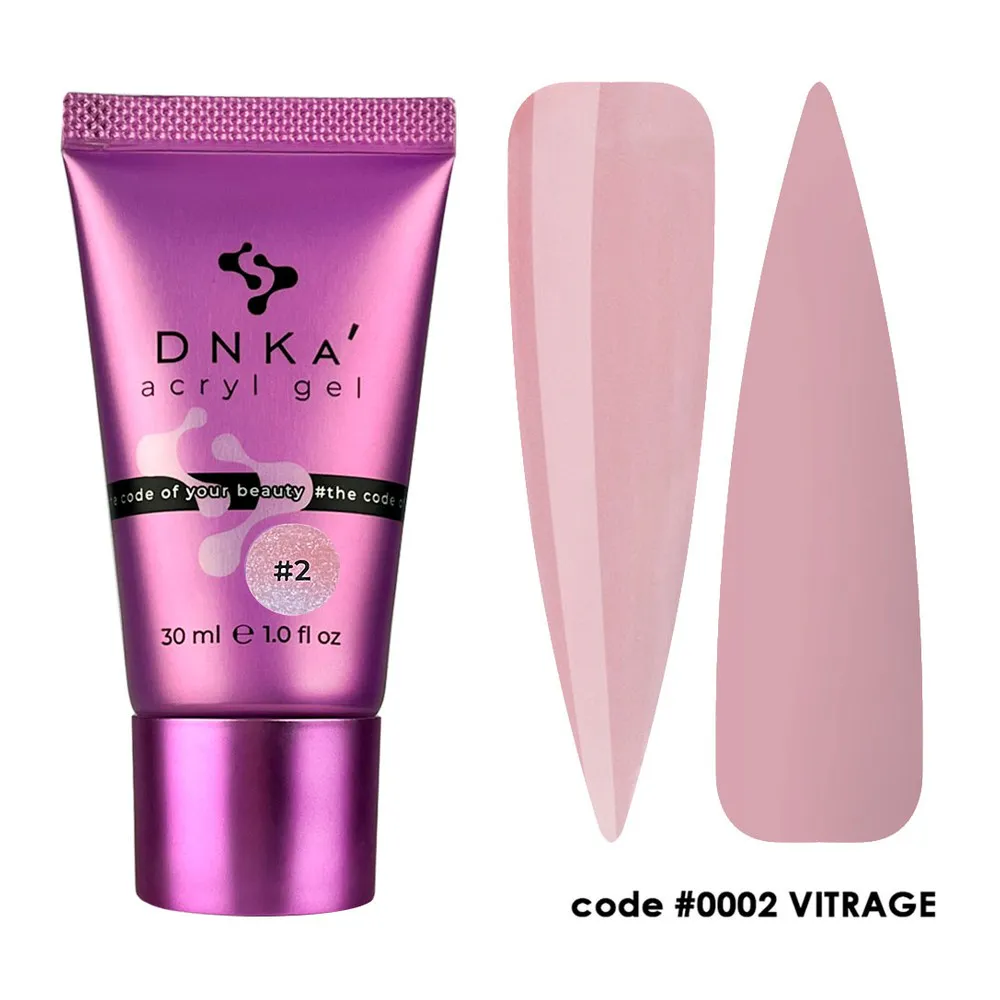 DNKa' Acryl Gel 30 ml tubus - No.0002 - Vitrage