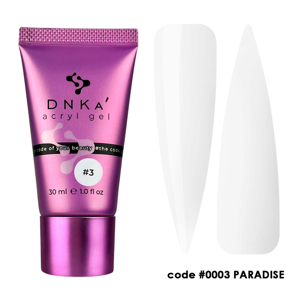 DNKa' Acryl Gel 30 ml tubus - No.0003 - Paradise