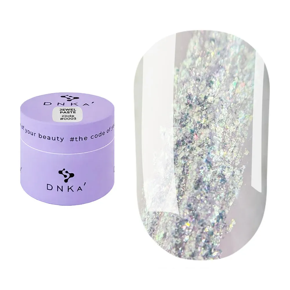 DNKa' Gel Paste díszítő zselé 5 ml - No.0003 - gyöngyházfényű lila