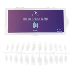 DNKa' Professional gél tip 240 db - Oval