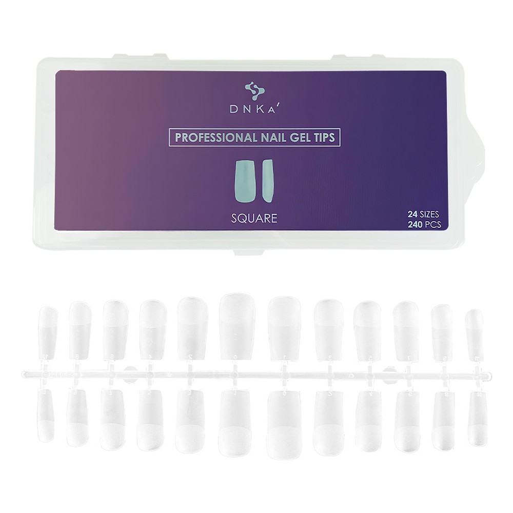 DNKa' Professional gél tip 240 db - Square