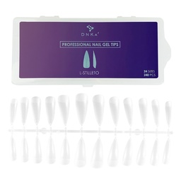 DNKa' Professional gél tip 240 db - L-Stiletto