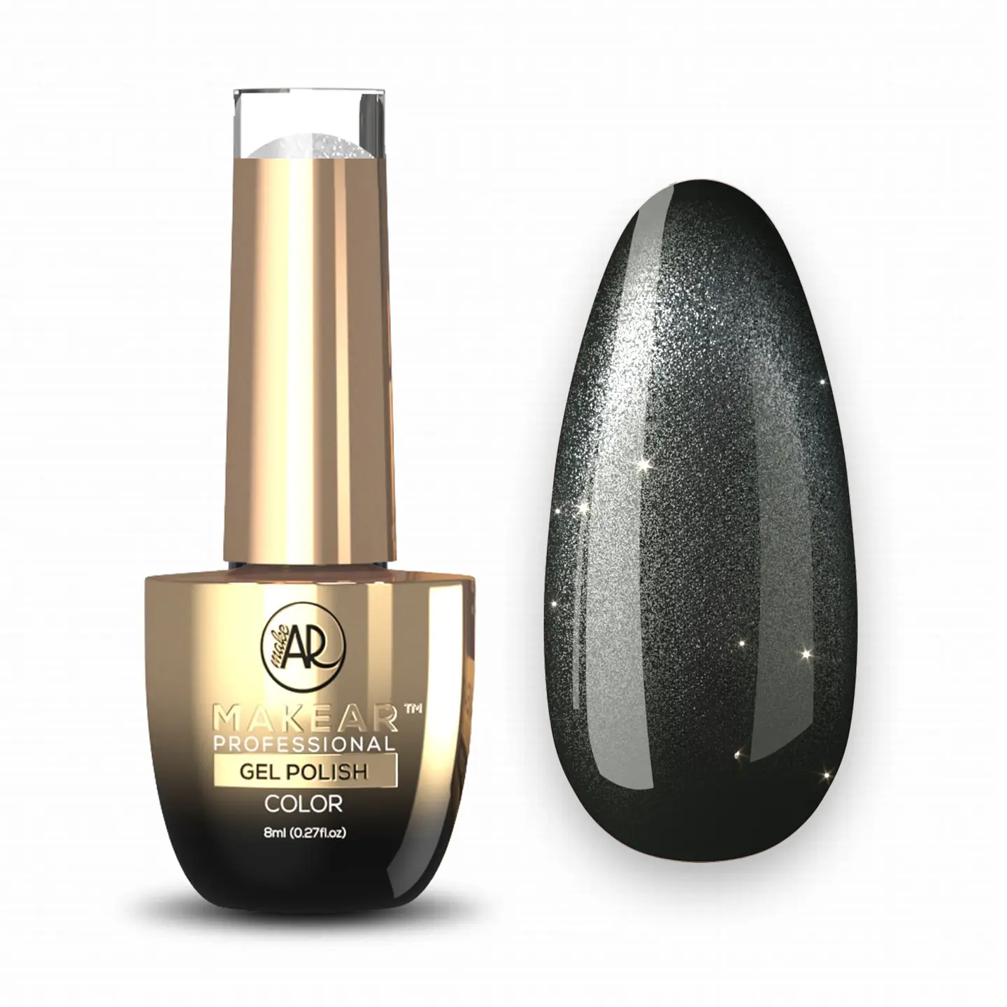 MAKEAR Gel Polish 8ml - Cat Eye - MC02 - Magnetic Fall Collection