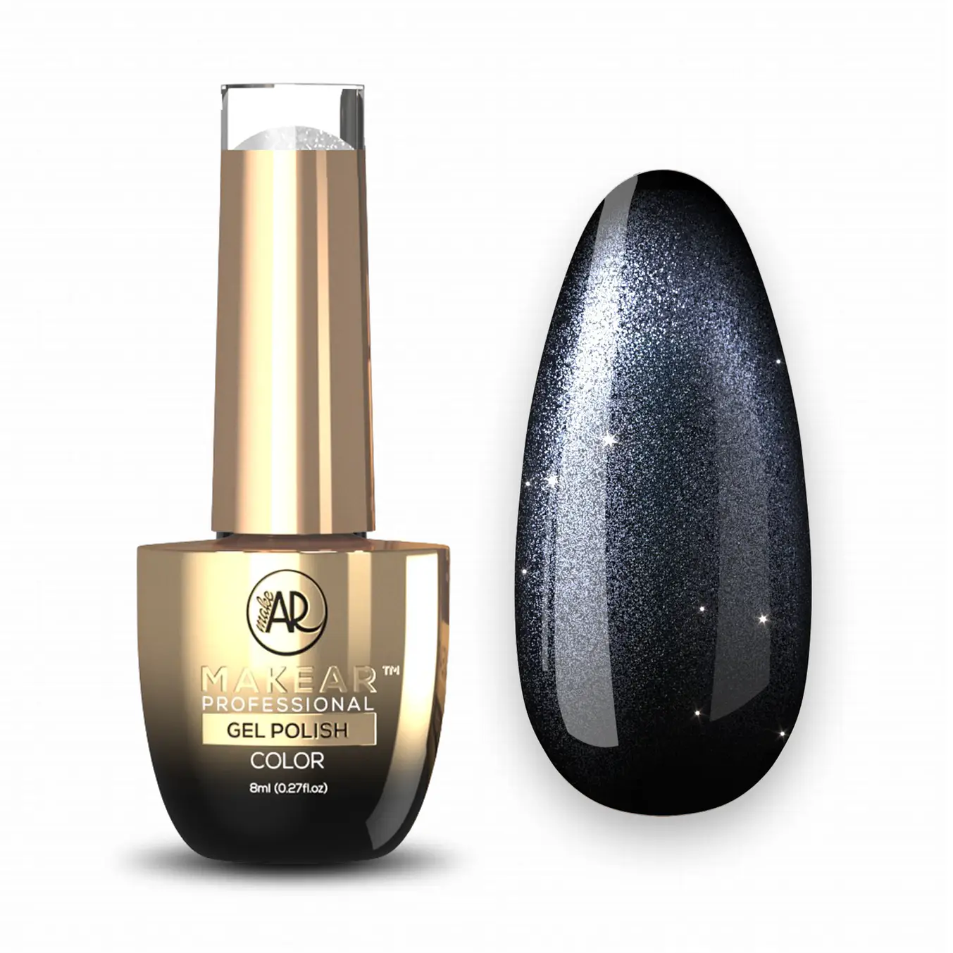 MAKEAR Gel Polish 8ml - Cat Eye - MC01 - Magnetic Fall Collection