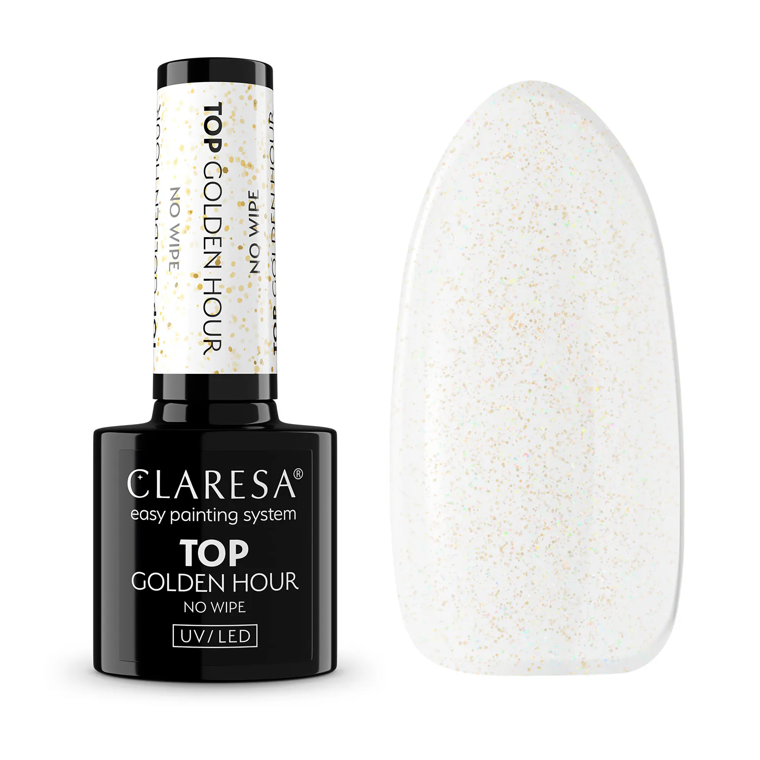CLARESA UV/LED TOP No Wipe - Golden Hour - 5 g