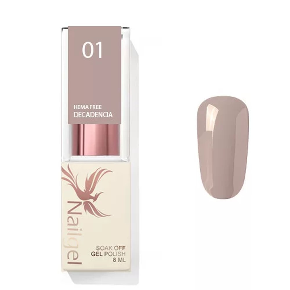 Nailgel Decadencia gél lakk 8 ml - No.001
