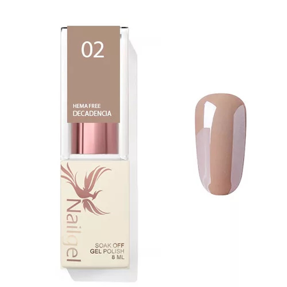 Nailgel Decadencia gél lakk 8 ml - No.002